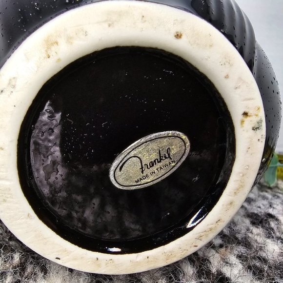 Vintage Frankel 1980's Art Deco Ceramic Vase - Picture 3 of 11